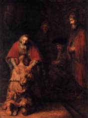 Rembrandt "Den förlorade sonen".