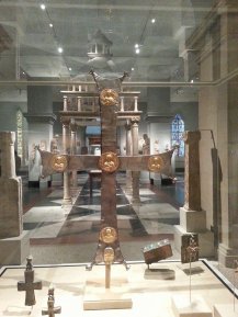 Bysantinskt kors på Metropolitan Art i NY. Eget foto.